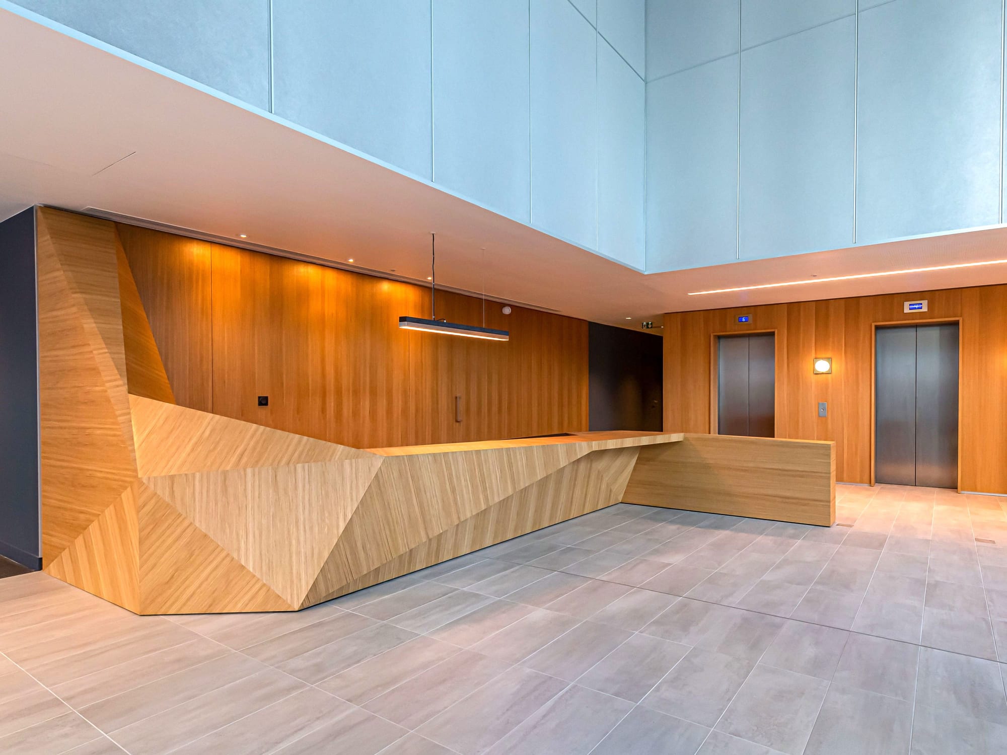 Aménagement bureaux HSBC, réalisation SOFRIM